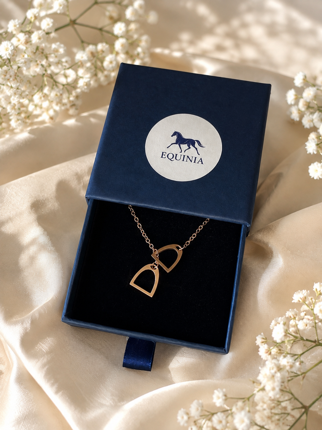 Collier étriers rose gold