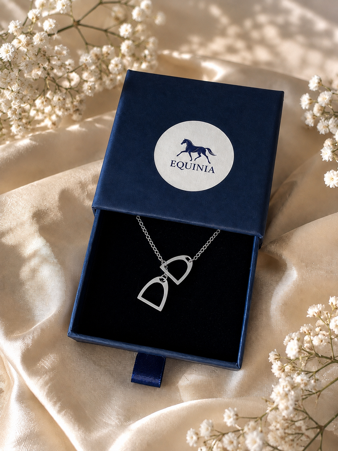 Collier étriers argenté