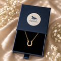 Collier fer à cheval doré
