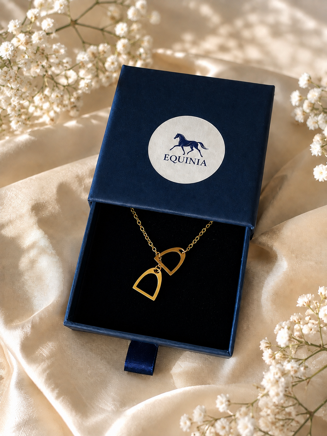 Collier étriers doré
